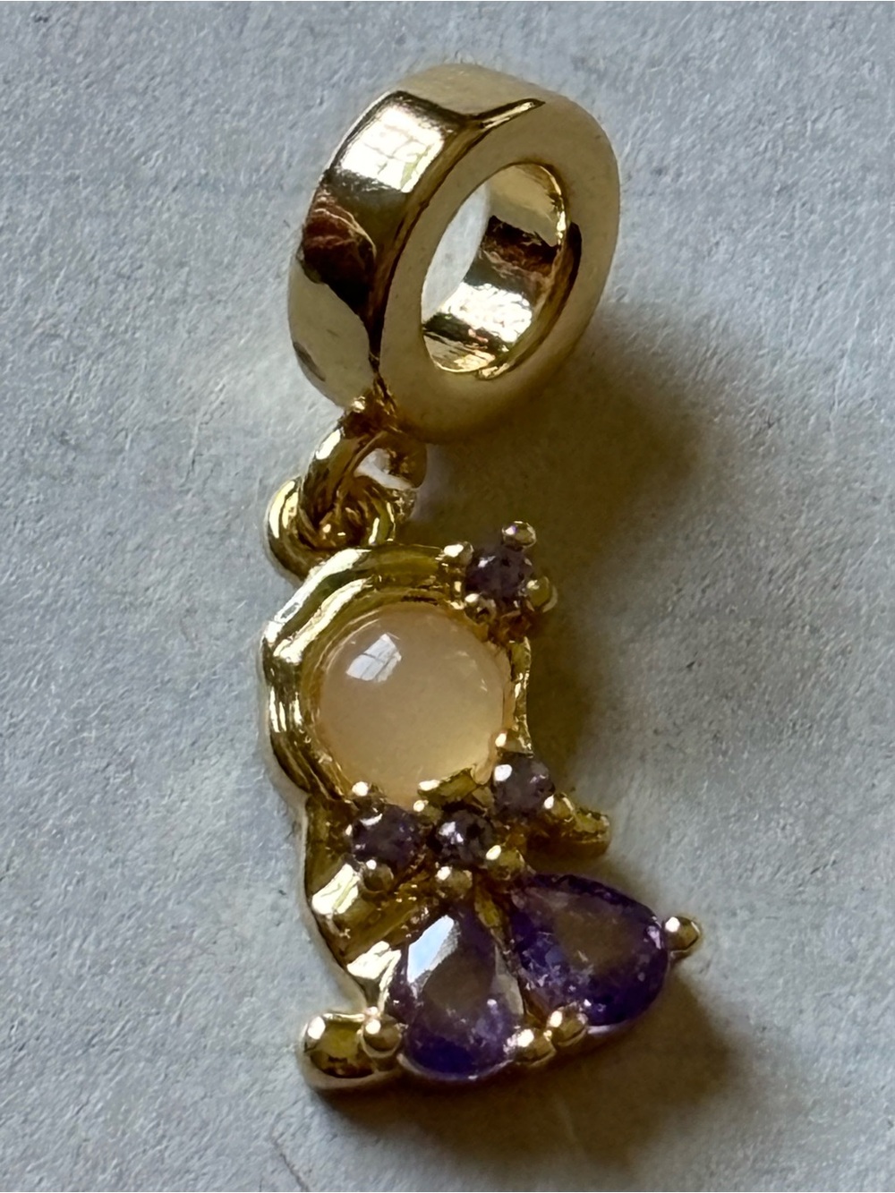 Princess Jasmine Charm Pendant - 18k Gold Plated 🧞‍♀️